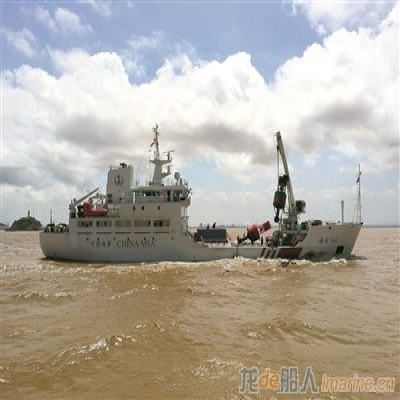 江南造船造全球首艘三維設(shè)計航標(biāo)船試航